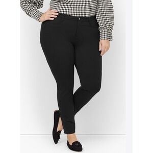 NEW! TALBOTS Soho 5 Pocket Jegging Pants Stretch Black SZ 12